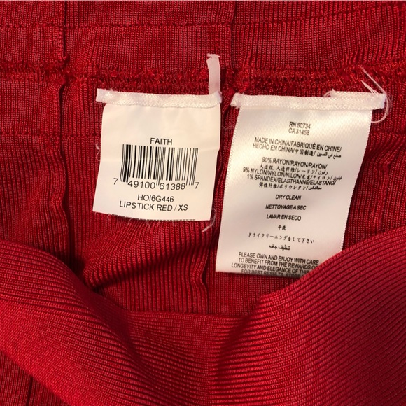 Herve Leger Faith Mini A Line Dress - Picture 3 of 7